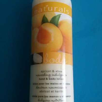 Naturals Body apricot and shea nourishing indulgence and body lotion